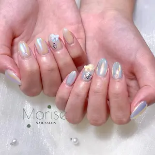 ネイル MoriseNail Jr研修💜イシダのネイルデザイン