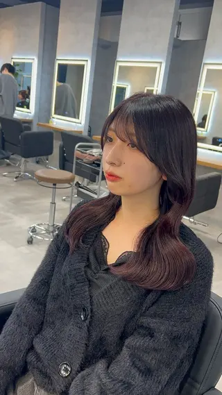 ロング カラー ヘアアレンジ ブリーチなしの達人 🌈KAITOのヘアスタイル