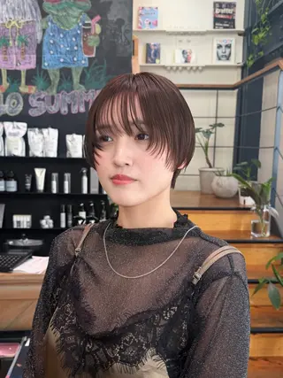 ショート カラー MISATO | 神戸元町のヘアスタイル