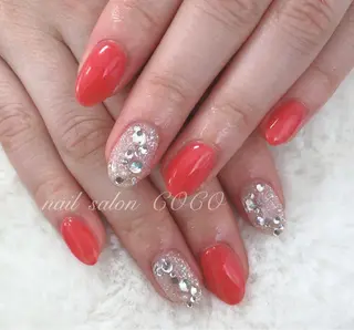 セミロング カラー パーマ ヘアアレンジ メンズ ネイル マツエク・マツパ nail Berunaのネイルデザイン