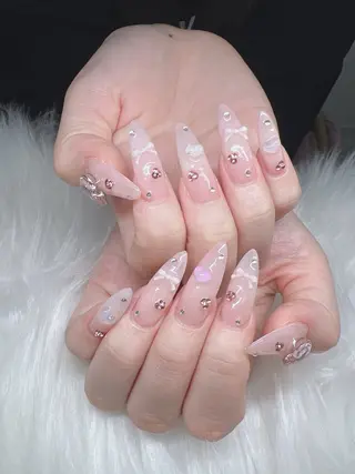 ネイル Lee Nails チップ長さだし専門店のネイルデザイン