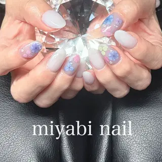 ネイル miyabi nail 桂川駅近くのネイルデザイン