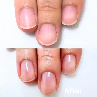 ネイル 自爪育成ネイルケア Lena nailのネイルデザイン
