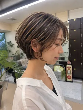 ショート カジタ ナミのヘアスタイル