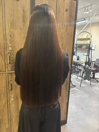 ロング ✨髪質改善カラー✨ ストレート☔脇田のヘアスタイル