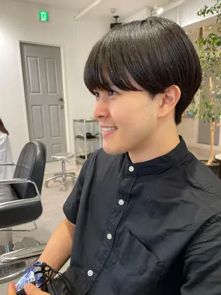 ショート カラー 表参道【髪質改善】 宮嶋勇太のヘアスタイル