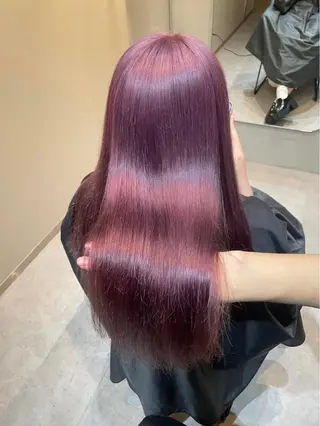 ロング カラー 🩵レイヤー✖︎ 髪質改善🩵リョウヤのヘアスタイル