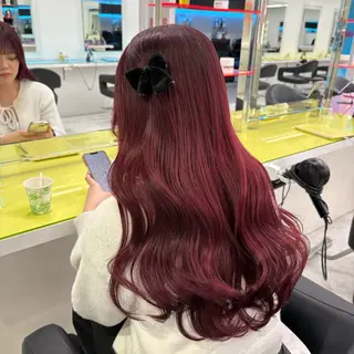 カラー akari🎀🤍 ガーリーstyleのヘアスタイル
