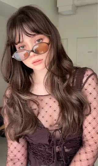 ロング カラー 盛れるレイヤーカット jilblanカホのヘアスタイル