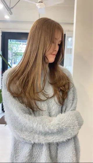 ロング 透明感カラー/メンズ 特化kazumaのヘアスタイル