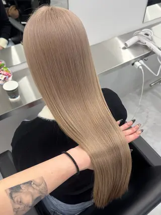 ロング カラー ピンク🎀/ベージ ュ🧸🥞/ユウキのヘアスタイル