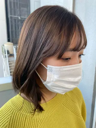 ミディアム note. 風本朱里🐥のヘアスタイル