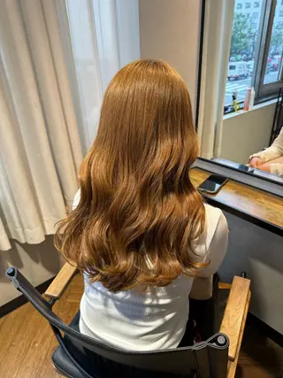 カラー Rena/韓国 /ワンホンヘアのヘアスタイル