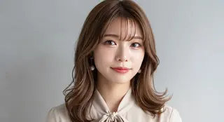 セミロング リンクスハート 芝谷ひろこのヘアスタイル