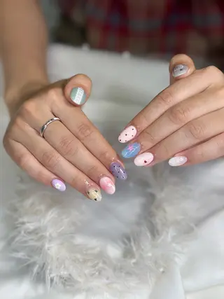 セミロング Bibi nail Osakaのネイルデザイン