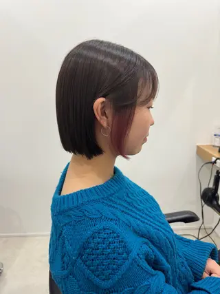 ショート カラー レイヤー/ヘアセット 💐nao.のヘアスタイル