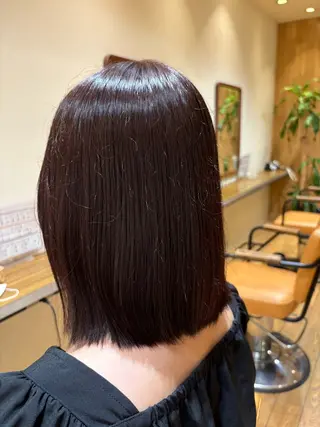 ミディアム おおはた　りゅう/ カラーのヘアスタイル