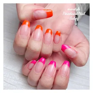 ミディアム ネイル 🐾enen style 🐾のネイルデザイン