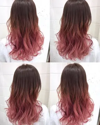 ミディアム カラー 神山 昌子のヘアスタイル