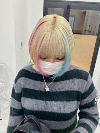 ミディアム カラー 🎀推しカラー🎀 Harunaのヘアスタイル