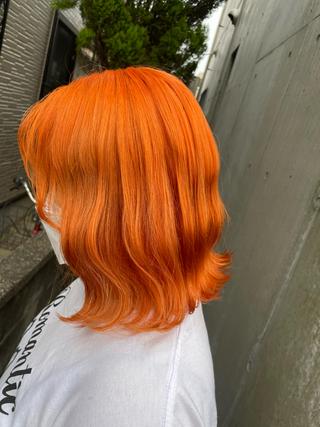 カラー デザインカラー／ 梶本 乃梨叶のヘアスタイル