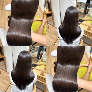 ロング カラー RINNO🌷透明感 カラー/髪質改善のヘアスタイル