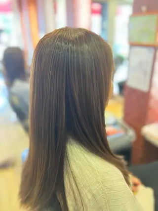 ロング カラー 織田 英之のヘアスタイル