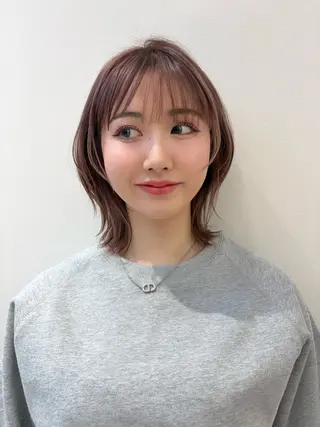 ショート レイヤー/透明感 カラー/ましろのヘアスタイル
