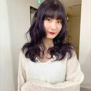 カラー mizuki/ピンク ベージュ.レイヤーのヘアスタイル