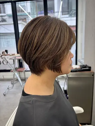 ショート 関山浩平ショート /ボブ/ヘアセットのヘアスタイル