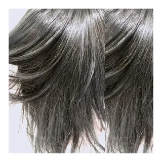 ミディアム カラー パーマ ヘアアレンジ 【ツヤ髪美容師】 ツダケイスケのヘアスタイル