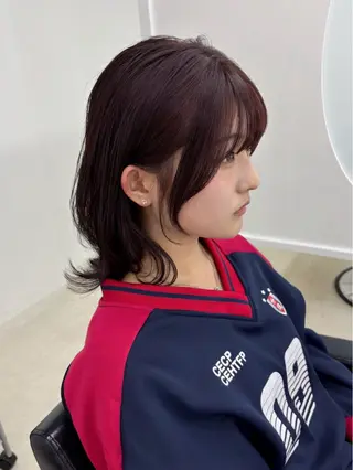 ミディアム カラー 冨木 雄斗のヘアスタイル