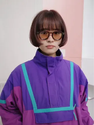 ショート カラー メンズ 池田 柑美のヘアスタイル