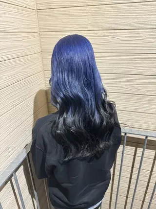 ロング カラー 小川 新大のヘアスタイル