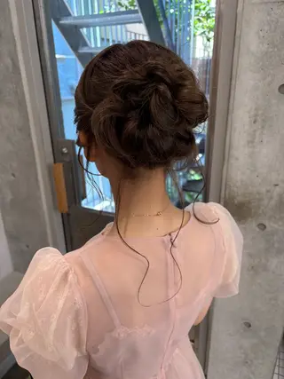 セミロング ヘアアレンジ yuuna/ ハッシュカット🎀のヘアスタイル