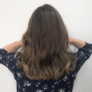 ミディアム カラー Glad 中嶋 政文のヘアスタイル