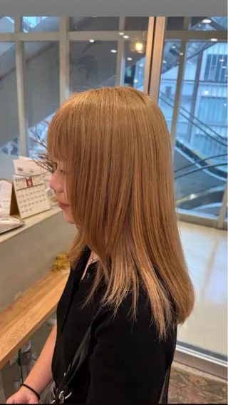 ミディアム カラー 💎寒色特化💎 透明感カラーみきのヘアスタイル