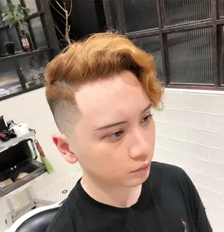 ショート カラー メンズ カット無料/髪質改善 髪質根本改善/艶髪のヘアスタイル