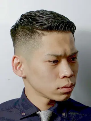 ショート メンズカット　佐々木 開のヘアスタイル