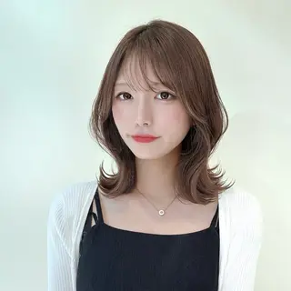 ミディアム カラー 1日1名様限定 予約可能のヘアスタイル