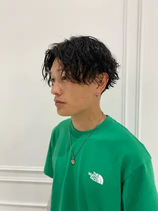 メンズ 透明感カラー藤村 雄大‪✂︎‬のヘアスタイル