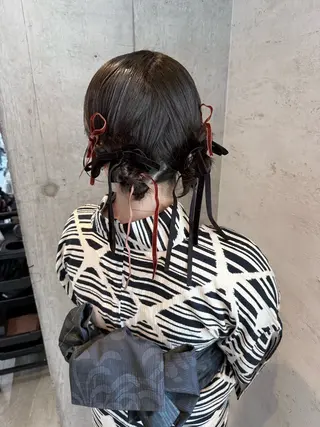 ヘアアレンジ はやしほのか| ヘアセット×カラーのヘアスタイル