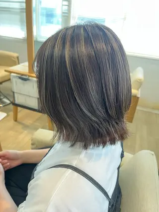 ミディアム 栗原 きえ ／ダメージレスのヘアスタイル