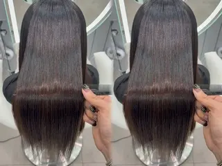 ロング カラー ヘアアレンジ 大宮‎縮毛矯正🩵 レイヤー　佐藤和のヘアスタイル