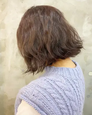ミディアム カラー ヘアアレンジ 志賀 あずみのヘアスタイル