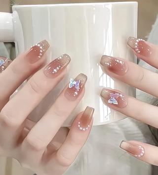 ネイル By moonネイル 🌷ワンホン/韓国風のネイルデザイン