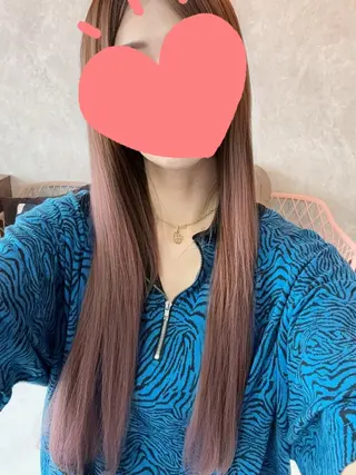 ロング 西田 理沙のヘアスタイル