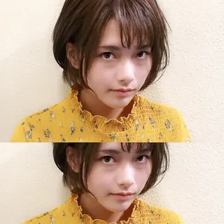 ショート カラー たまプラーザ駅 YAMATOのヘアスタイル