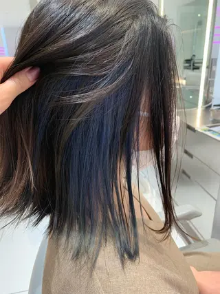 セミロング カラー Takahashi Yuriのヘアスタイル