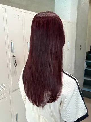 ロング カラー ウチダ ユウヤのヘアスタイル